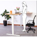 2024 New Design Office Sit Stand Height Adjustable Electric Standup Desk L Shaped For Manager